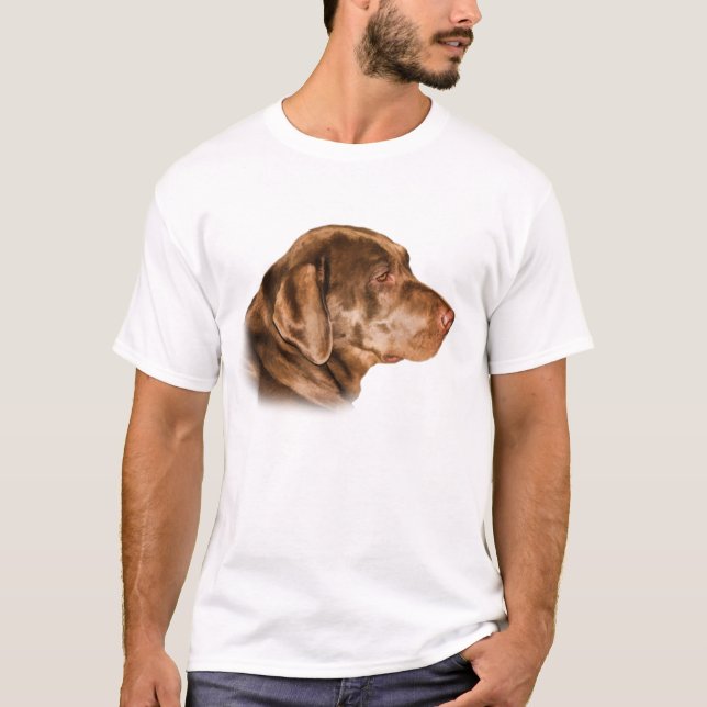 T-shirt de chien de labrador retriever, (Devant)