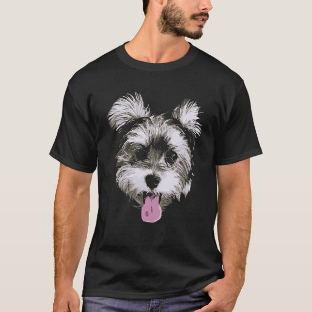 T-shirt de chien de Morkie