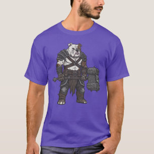 T-shirt de chien gladiateur Bouledogue Américain d