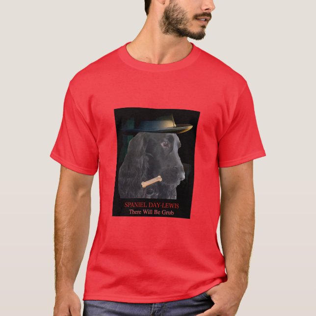 T-shirt de chien : L'ÉPAGNEUL Jour-Lewis là sera (Devant)
