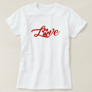 T-Shirt de chien Love Paw
