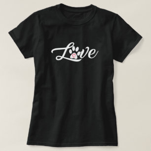 T-Shirt de chien Love Paw