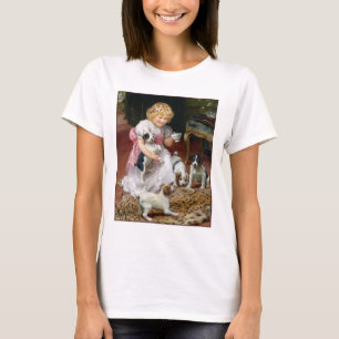 T-shirt de chien : Temps de thé pour des chiots