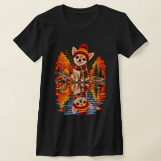 T-shirt de chihuahua mignon d'automne - Amateur de