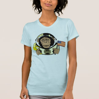 T-shirt de chimpanzé de l'espace