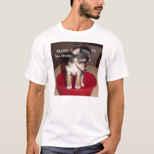 T-shirt de chiot de chiwawa, TUEUR ? Vous décidez