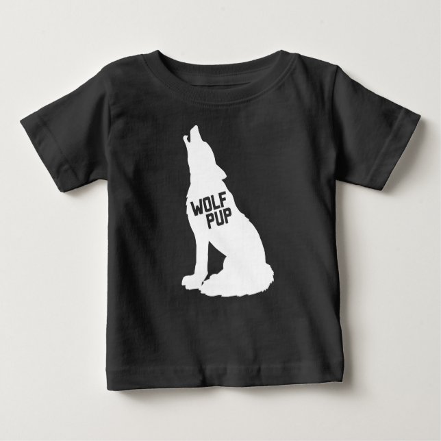 T-shirt de chiot de loup (Devant)