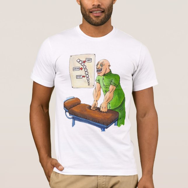 T-shirt de chiroprakteur (Devant)