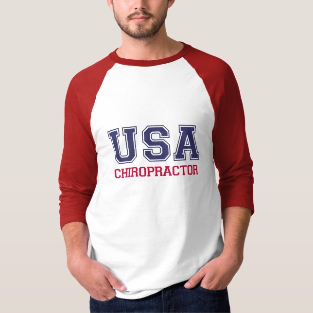 T-shirt de chiroprakteur des Etats-Unis (Devant)