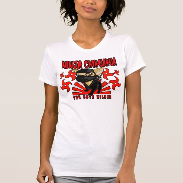 T-shirt de chiwawa de Ninja (Devant)
