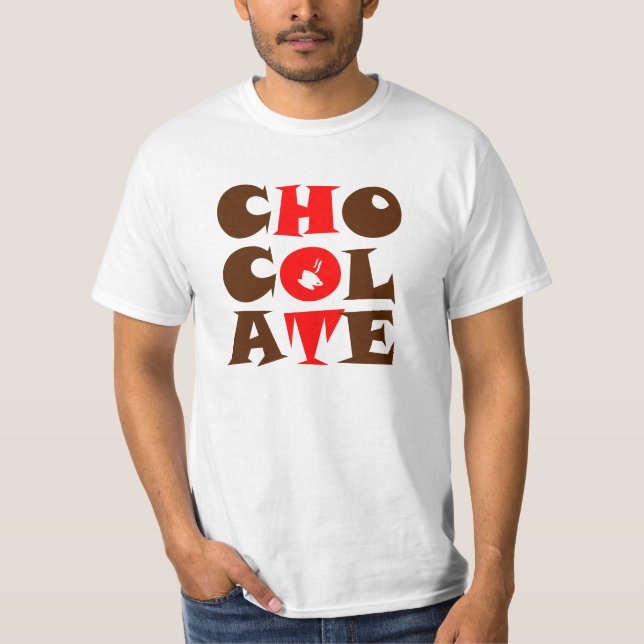 T-shirt de chocolat chaud (Devant)