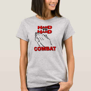 T-shirt de chrétien de combat corps à corps