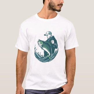 T-Shirt de Chuchoteur de Poissons Artistique
