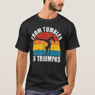 T-shirt De Chutes à Triomphes Entraîneur de Gymnastique