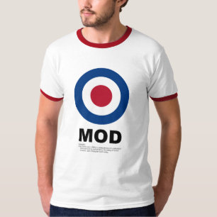 T-shirt de cible de mod