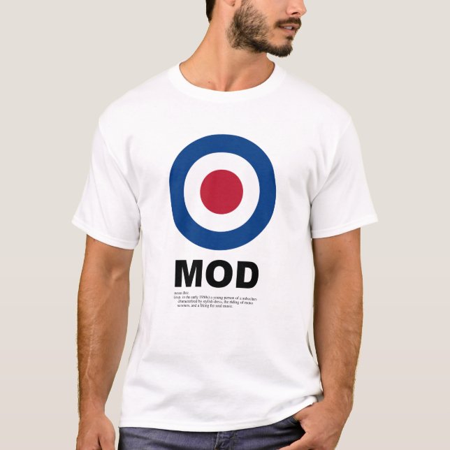 T-shirt de cible de mod (Devant)