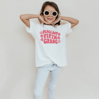 T-shirt de cinquième année en rose pour enfants Pe