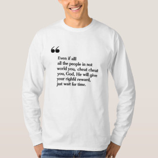T-shirt de citation chrétienne inspirationnelle