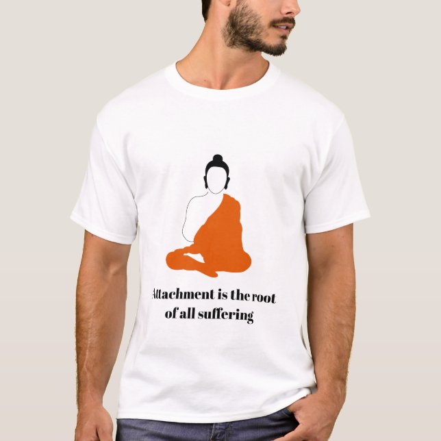 T-shirt de citation de Bouddha (Devant)