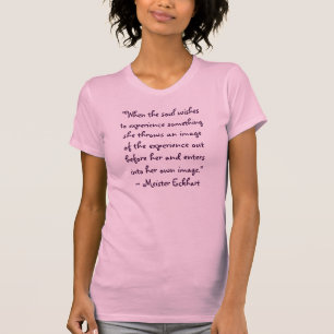 T-shirt de citation de Meister Eckhart