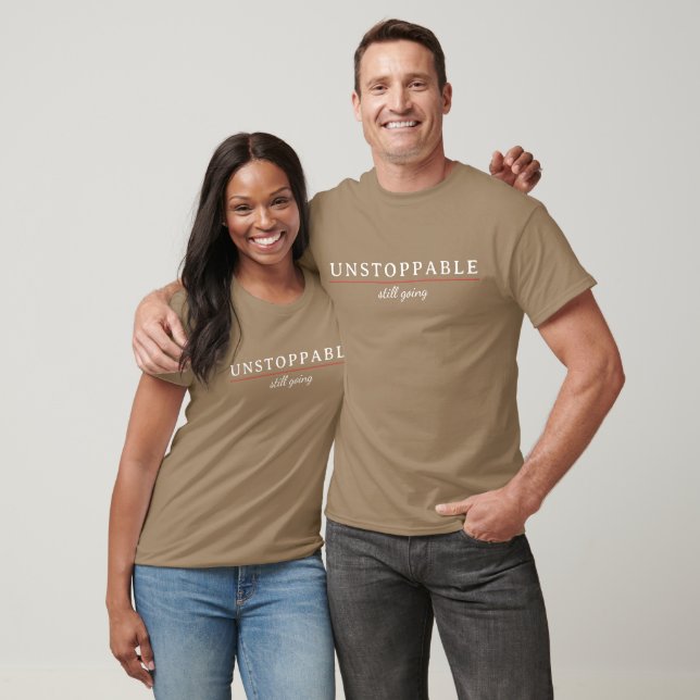T-Shirt de citation de motivation minimale INARRÊT (Unisexe)