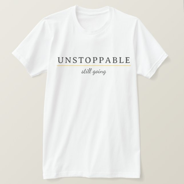 T-Shirt de citation de motivation minimale INARRET (Design devant)