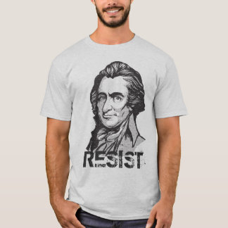 T-shirt de citation de résistance de Thomas Paine