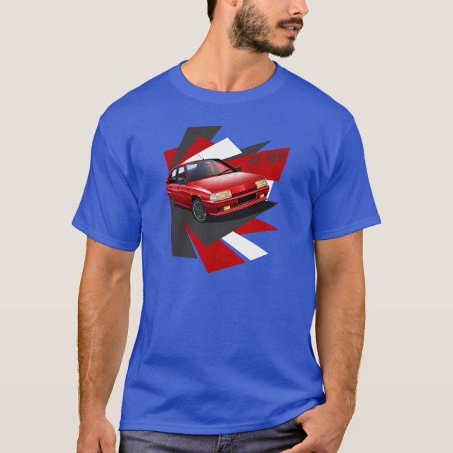 T-shirt de Citroen BX 16V (Devant)
