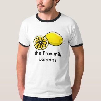 T-shirt de citrons de proximité
