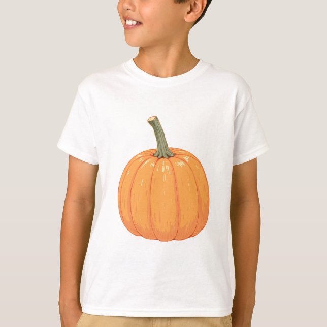 T-shirt de citrouille (Devant)