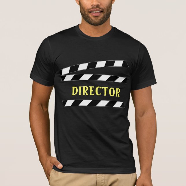 T-shirt de claquette de film (Devant)