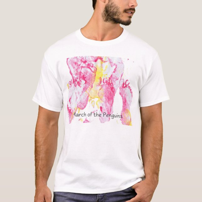 T-shirt de classe de pingouins (Devant)