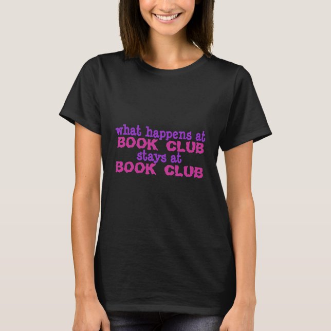 T-shirt de club de lecture (Devant)