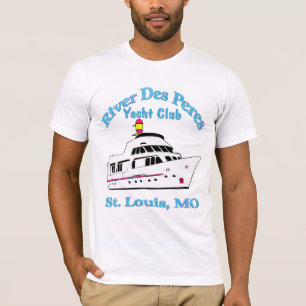 T-shirt de club de yacht de DES Peres de rivière