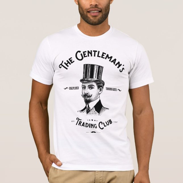 T-shirt de club du commerce du monsieur (Devant)