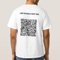 T-shirt de code QR personnalisé avec votre nom d'e