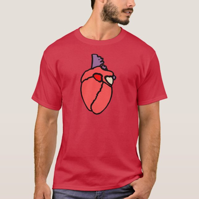 T-shirt de coeur (Devant)