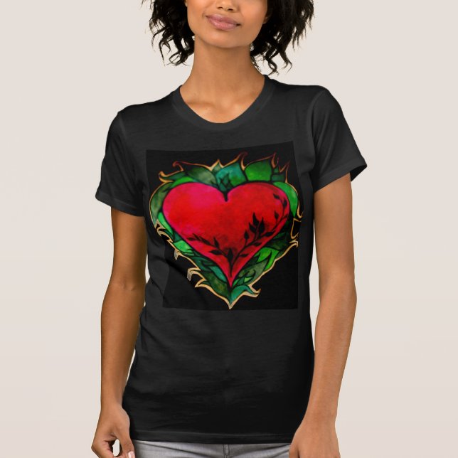 T-shirt de coeur (Devant)