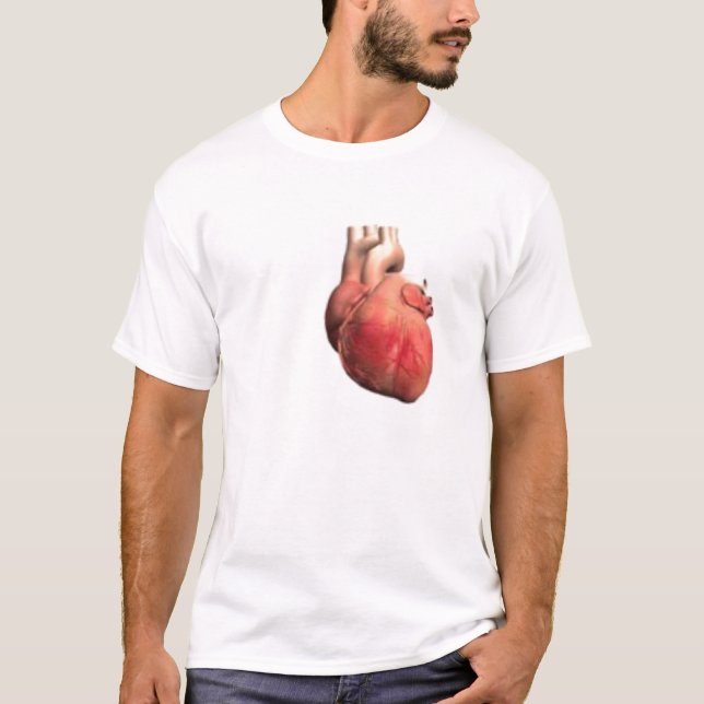 T-shirt de coeur - avant et dos (Devant)