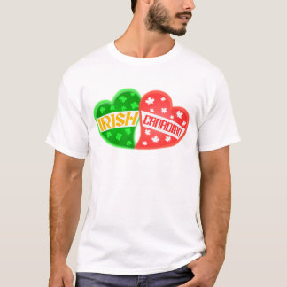T-shirt de coeur du jour de St Patrick irlandais
