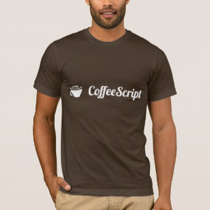 T-shirt de CoffeeScript (brun)