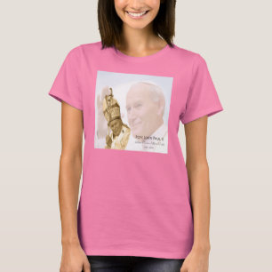 T-shirt de collage de Pape Jean Paul II