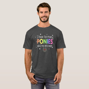 T-shirt de collecteur de poney