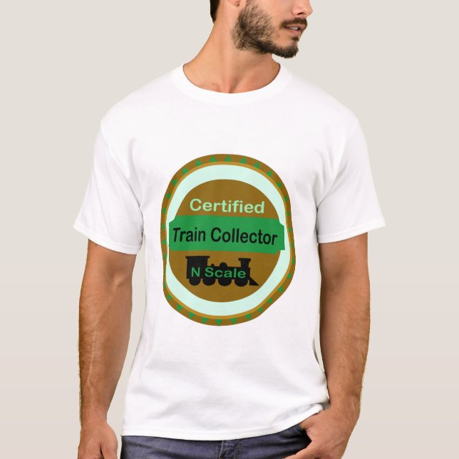 T-shirt de collecteur de train d'échelle de N (Devant)