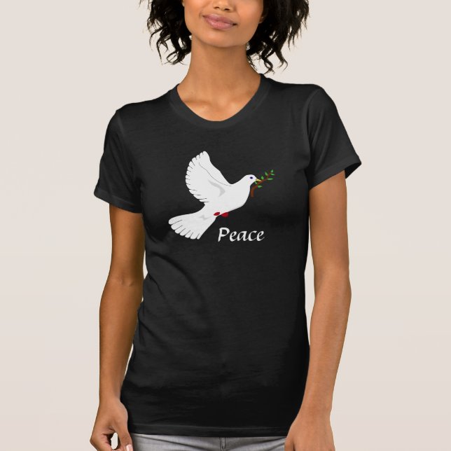 T-SHIRT DE COLOMBE DE PAIX (Devant)