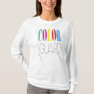 T-shirt de Colorguard   d'amour de Colorguard