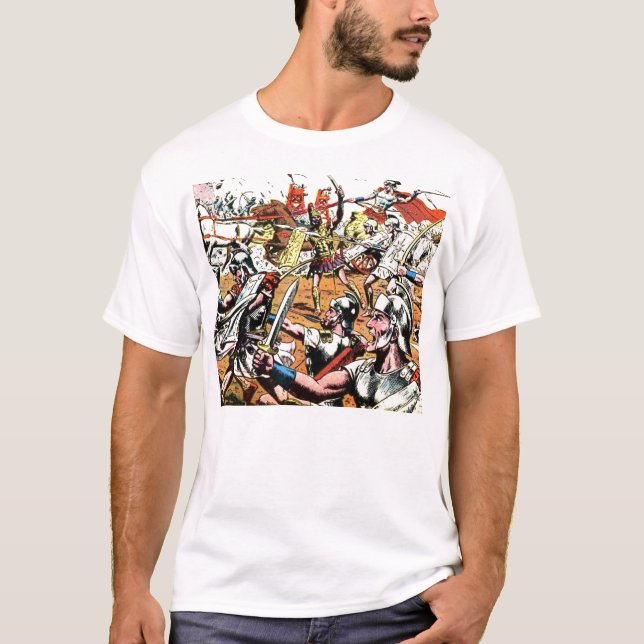 T-SHIRT DE COMBAT DE ROMAINS (Devant)