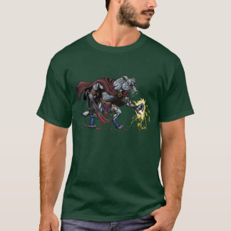 T-shirt de combattant de loup-garou d'imaginaire