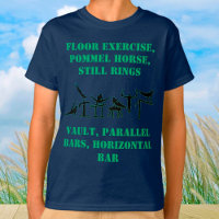 T-Shirt de compétences de gymnastique pour garçons