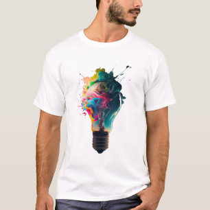 T-Shirt De Conception De Bulles Colorées
